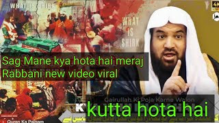 Sag Mane kya hota hai meraj Rabbani new video viral [upl. by Eeznyl467]