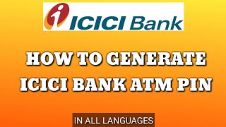 ICICI Bank ATM Pin Generation Through ATM l Debit card Pin Generation l Mobile Tech Tamil [upl. by Annoirb]