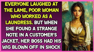 Poor lame woman who was a laundress found a strange note in customers jacket her boss was shocked [upl. by Celinka]