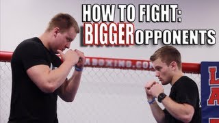 How to Fight Someone Bigger Than You  Overhand Right Punch [upl. by Soule]