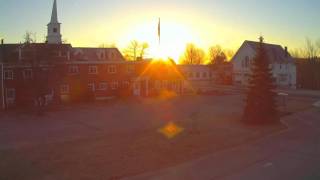 Sunrise over Dublin NH on January 16 2017 [upl. by Aidnis851]