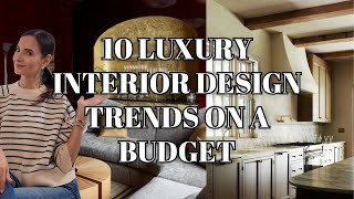 LUXURY Interior Design Trends For 2024 BEST Tips on a Budget  Nina Takesh [upl. by Novrej770]