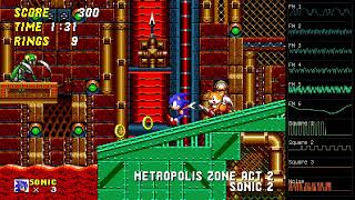 Metropolis Zone Act 2  Sonic 2  1000 SUBS [upl. by Gerty564]