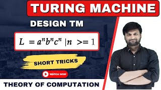 Turing Machine for anbncn  Design Turing Machine  Short Tricks with solved Examples TOC  FLAT [upl. by Eibur]