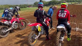 Honda CR500 1996 Vs Honda CRF450 2023 battle for the WiN 2stroke Vs 4stroke race [upl. by Chabot]