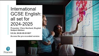 Pearson Edexcel International GCSEs in English all set for 20242025 [upl. by Ennaerb609]