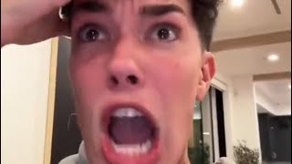 James Charles mocks Donald Trumps appearance and hopes hes sick [upl. by Nedrah]