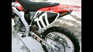 My 2005 Crf250r FMF Exhaust Walkaround [upl. by Oiretule]