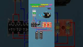 220V Motor Forward and Reverse Switch Wiring motorwiring motorconnection motor [upl. by Yemerej]