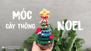 Hướng dẫn móc cây thông noel cực đơn giản [upl. by Ramedlaw]