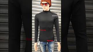 Fully Lycra High Neck T Shirt Size M L XL8013192784 cottontshirts tranding fashion style [upl. by Haneen]