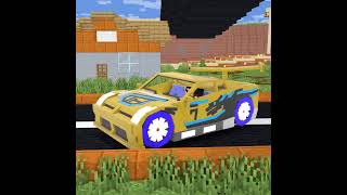 Catch flying car robbery  Minecraft Animation Monster School [upl. by Oak]