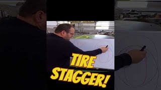 Tire Stagger  Why is it Important in Racing dirttrackracing motorsport streetstock [upl. by Asenad]