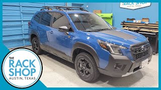 20222024 Subaru Forester Wilderness Thule WingBar Evo Raised Rail Roof Rack  The Rack Shop [upl. by Barnaby]