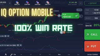 IQ Option Mobile Trading Success Win 100 [upl. by Bushey135]