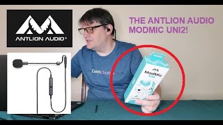 Antlion Audio Review Part 1 ModMic Uni 2 Attachable Microphone [upl. by Cirdek]