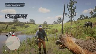 RDR2 Online Helena Sapphire Bracelet  Mattock Pond [upl. by Airrotal]