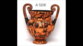 Ancient Greek Pottery Francois vaseblack figure pottery [upl. by Eddina]