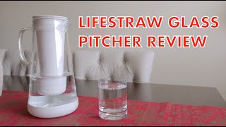 LifeStraw Glass Pitcher Honest Review  How Long It Takes to Fill [upl. by Hairom]