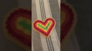 Simple perler bead technique without wax paper sticking ironmelt beads [upl. by Irpak730]