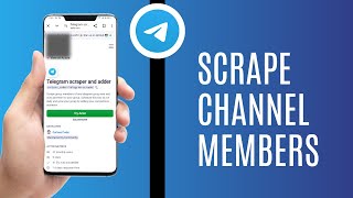 How To Scrape Telegram Channel Members 2024  Full Guide [upl. by Marline]