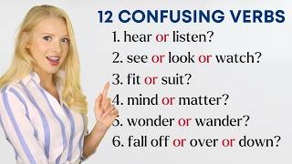 12 Confusing English Verbs [upl. by Anurag]