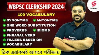 WBPSC Clerkship 2024  PSC Clerkship Top 100 Vocabulary Questions  Clerkship English  Goutam Sir [upl. by Lazos]