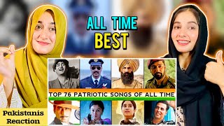 Top 76 Patriotic Songs of All The Time  PAKISTAN REACTION [upl. by Janek]