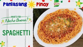 Easy Pinoy Spaghetti  Panlasang Pinoy [upl. by Luanne112]