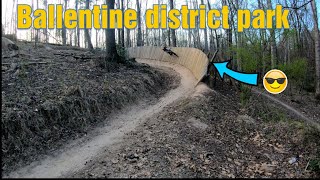 Ballantyne district park MTB Jumps And well also a wall ride [upl. by Liuqa]