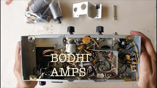 Vintage Bell amp Howell Filmosound 385 Projector Tube Amp Conversion for Guitar Use [upl. by Anikehs]