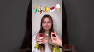 Big or Small challenge 😂 Small gummy corn or small lemon candy gum 🧐 shorts Best video by Hmelkofm [upl. by Ayanej]