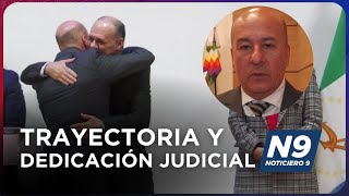 TRAYECTORIA Y DEDICACIÓN JUDICIAL  NOTICIERO 9 [upl. by Wheaton781]