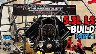 LS Engine Build PT1  BTR Stage 1 Truck Cam 53L LM7 V8 [upl. by Adnoek]