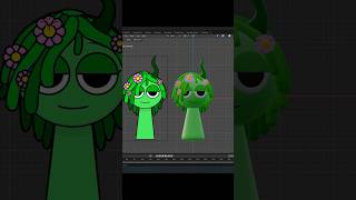 I’m making Vineria from Sprunki Incredibox in Blender sprunki incredibox blender tutorial [upl. by Treulich]