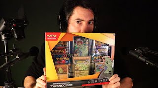 ASMR Pokemon Coffret Premium Tyranocif  Exclusif King Jouet 2024 [upl. by Egap]