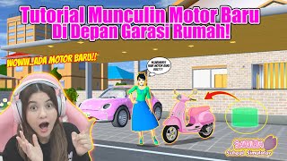 BISA ADA TOMBOL MUNCULIN MOTOR BEBEK BARU DI GARASI RUMAH KEREN SAKURA SCHOOL SIMULATORPART 816 [upl. by Emyaj197]