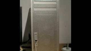 2008 8core 28Ghz Mac Pro fan test  ALL FANS FULL SPEED [upl. by Weixel]