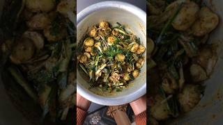 Aalu ko achar ko recipe 😋 shortsfeeds achar food nepali youtubeshorts youtube cooking love [upl. by Culosio]