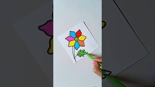 Satisfying Multi Colours filling in Flower 🌼Art Like [upl. by Wight]