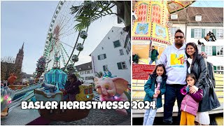 Epic Day at Basler Herbstmesse 🎡🎠 Fun Rides Games and Delicious Food [upl. by Llamaj225]