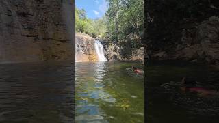 Cachoeira três quedas na Serra das Andorinhas em São Geraldo do Araguaia Pará serradasandorinhas [upl. by Eitsyrk]