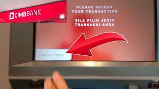 Cimb bank cash Deposit 2023  How to Cash deposit your Own Cimb bank Account [upl. by Millian]