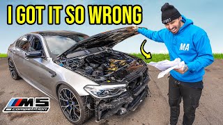 REBUILDING A CHEAP BMW M5 COMPETITION  PT 6 [upl. by Nivlak]