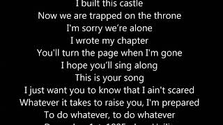 Eminem Ft Liz Rodrigues  Castle Lyrics [upl. by Suivat]