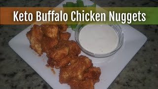 KETO BUFFALO CHICKEN NUGGETS  EASY KETO RECIPE [upl. by Nessie]