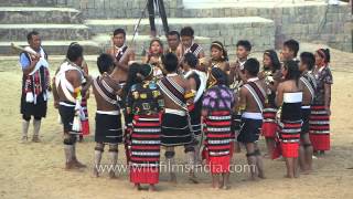 Zeliang tribe from Nagaland singing folk songs [upl. by Nnail]