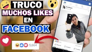 Como tener muchas reacciones o likes en mis fotos de Facebook 2019 Abril [upl. by Nerrag]