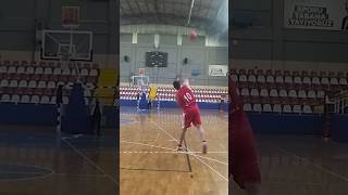 Farthest blindfolded basketball hook shot  20m 65 ft 7 in by Osman Gürcü 🇹🇷 [upl. by Presley]