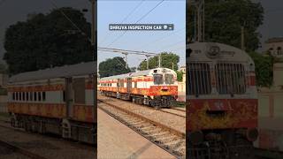 DHRUVA INSPECTION CAR 🚆🚨 NER GORAKHPUR shorts railway crsinspection indianrailways specialtrain [upl. by Derman125]